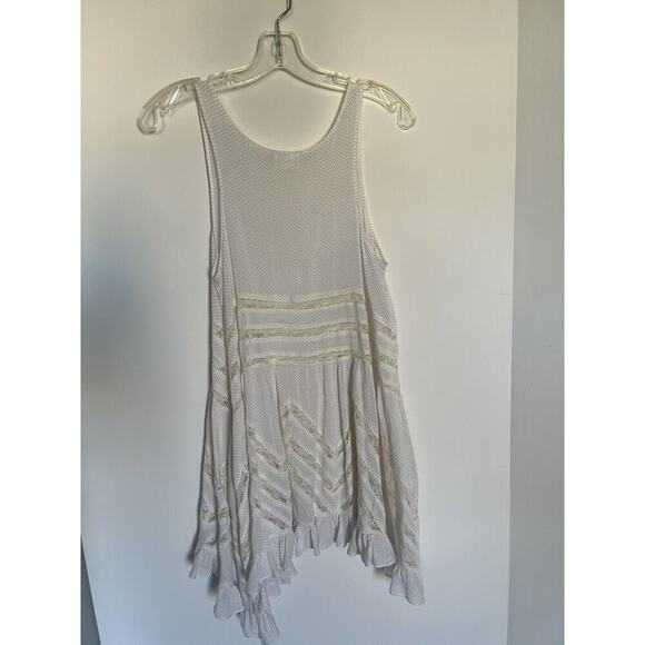 Intimately Free People Top Womens XS Sleeveless Blouse Flowy Oversized Boho - Picture 3 of 11